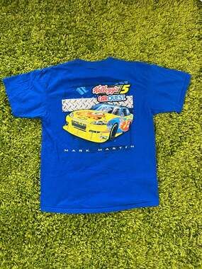 Chase Authentics Mark Martin #5 Kellogg's Carquest NASCAR T-Shirt Size Large